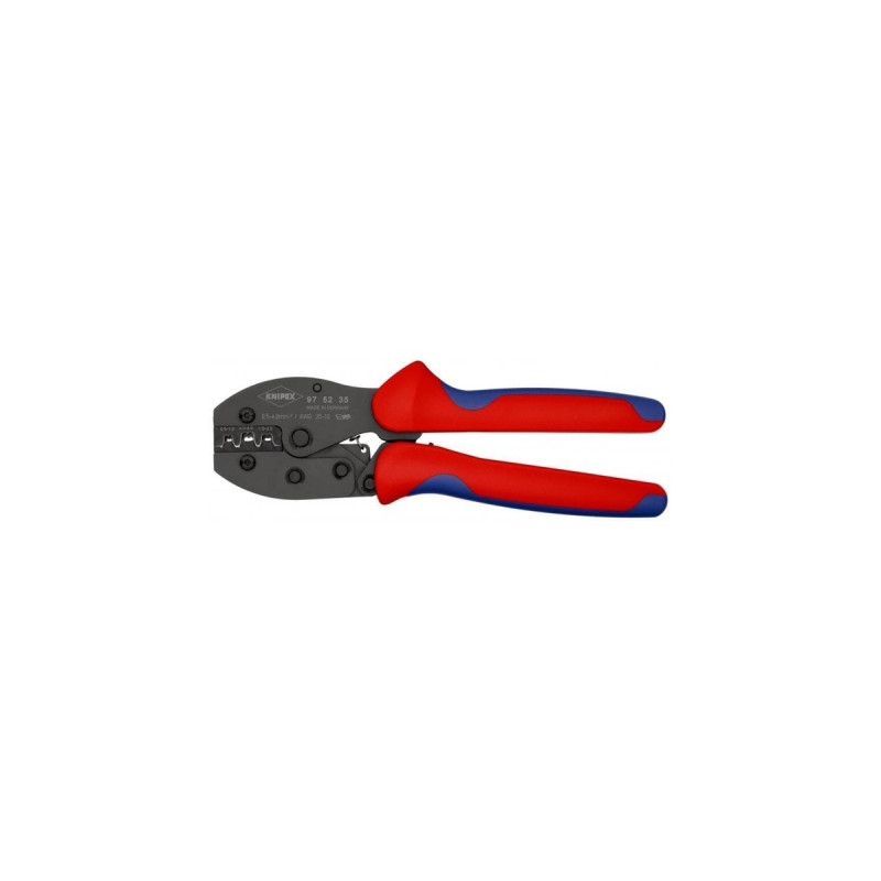 KNIPEX PreciForce Crimpzange 97 52 35(rot/blau, Crimpen 0,5 - 6,0mm², F-Crimp)