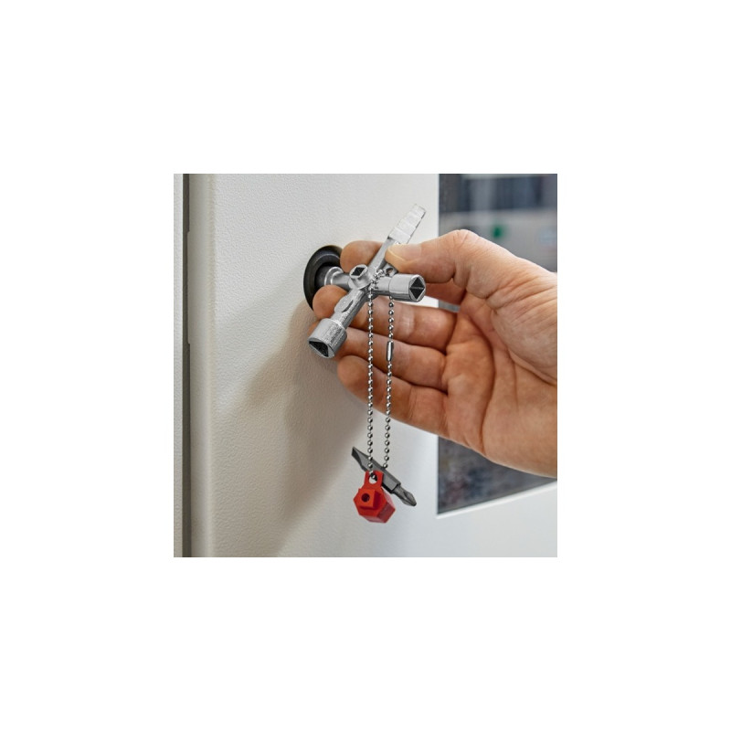 KNIPEX Profi-Key 00 11 04, Steckschlüssel(für gängige Absperrsysteme)