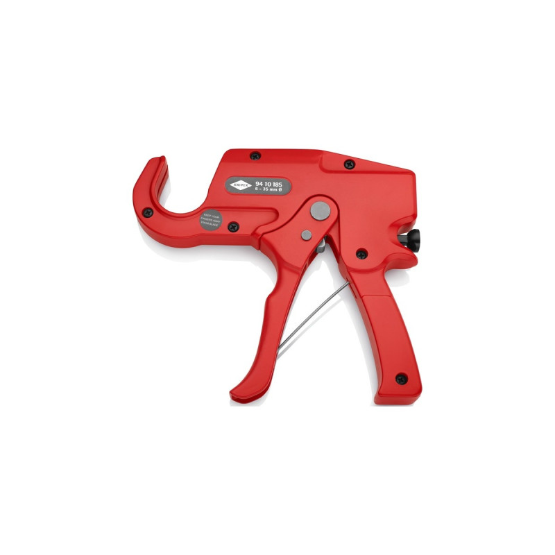 KNIPEX Rohrschneider 94 10 185(rot, für Kunststoffrohre)