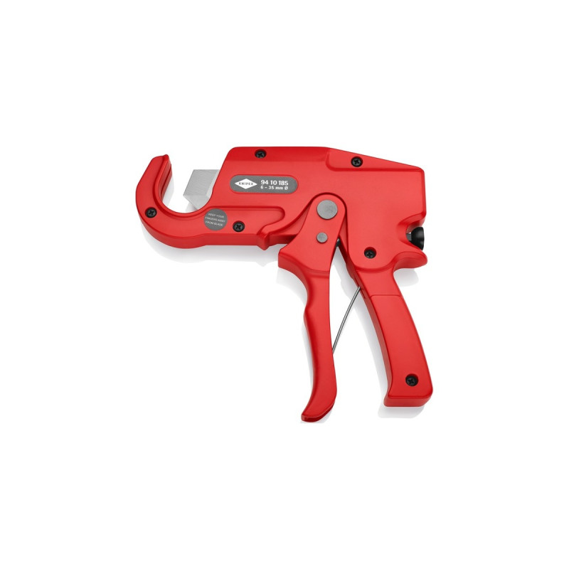 KNIPEX Rohrschneider 94 10 185(rot, für Kunststoffrohre)