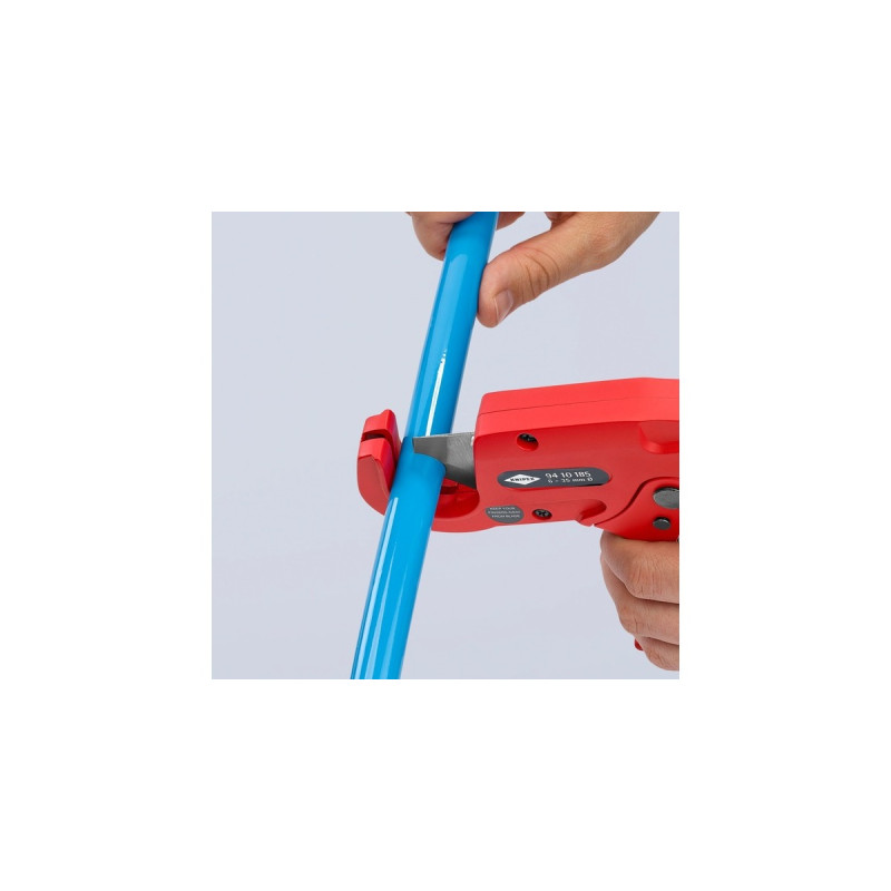 KNIPEX Rohrschneider 94 10 185(rot, für Kunststoffrohre)