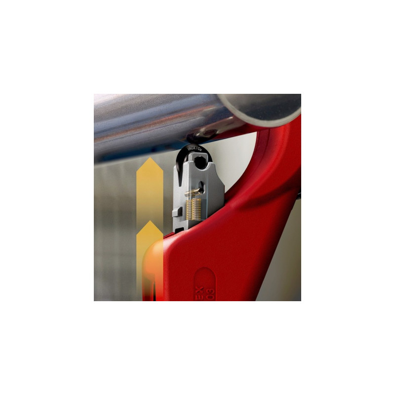 KNIPEX Rohrschneider TubiX XL(rot, Ø 6 - 76mm)