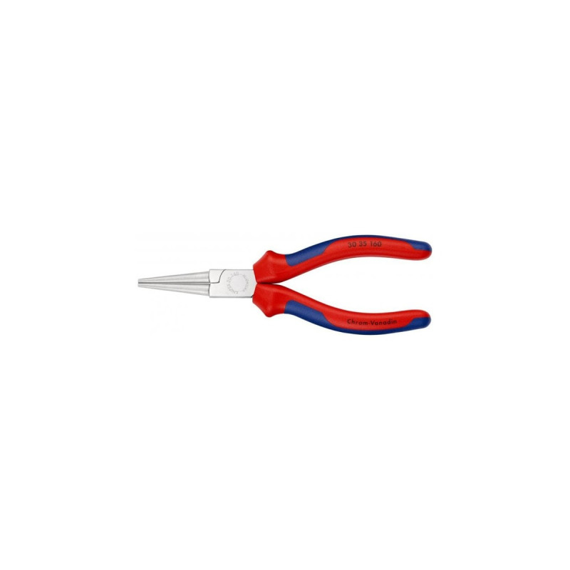 KNIPEX Rundzange (Langbeckzange) 30 35 160(rot/blau, Länge 160mm)