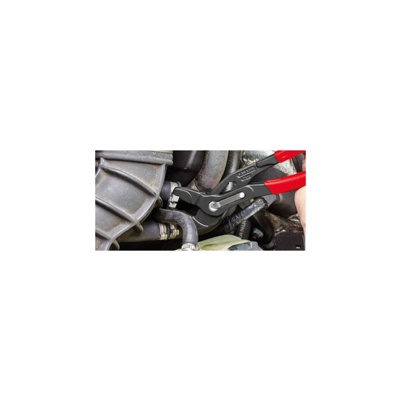 KNIPEX Schlauchschellenzange 8551250C(rot/schwarz)