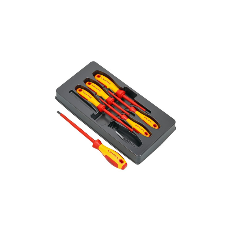 KNIPEX Schraubendreher-Paket 00 20 12 V01 VDE(rot/gelb, 6-teilig)