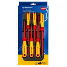 KNIPEX Schraubendreher-Paket 00 20 12 V02 VDE Slim(rot/gelb, 6-teilig)