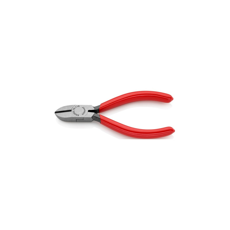 KNIPEX Seitenschneider 70 01 110, Schneid-Zange(rot, Länge 110mm)