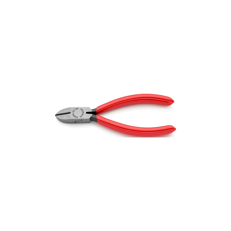 KNIPEX Seitenschneider 70 01 125, Schneid-Zange(rot, Länge 125mm)