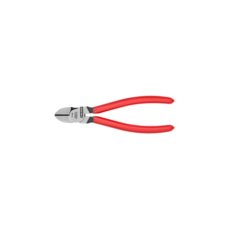 KNIPEX Seitenschneider 70 01 160, Schneid-Zange(rot, Länge 160mm)