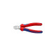 KNIPEX Seitenschneider 70 05 160, Schneid-Zange(rot/blau, Länge 160mm)