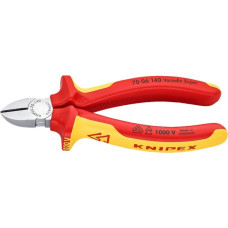 KNIPEX Seitenschneider 70 06 140 , Schneid-Zange(gelb, schlanke Bauform, Präzisionsschneiden)