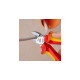 KNIPEX Seitenschneider 70 06 160, Schneid-Zange(rot/gelb, Länge 125mm)