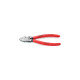 KNIPEX Seitenschneider 72 01 160, für Kunststoff, Schneid-Zange(rot, Länge 160mm)