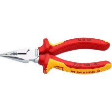 KNIPEX Spitz-Kombizange VDE 0826145(rot/gelb, Griffe isoliert, VDE-geprüft)