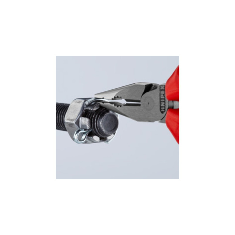 KNIPEX Spitz-Kombizange VDE 0826145(rot/gelb, Griffe isoliert, VDE-geprüft)