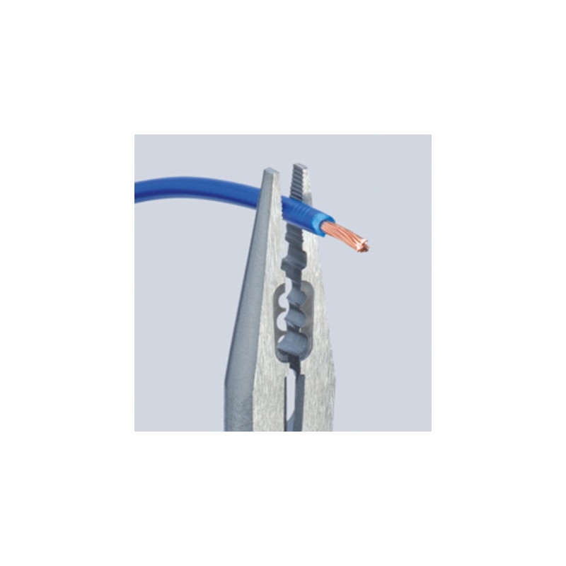 KNIPEX Verdrahtungszange 13 02 160(rot/blau, Länge 160mm, Crimpen 0,5 bis 2,5mm²)