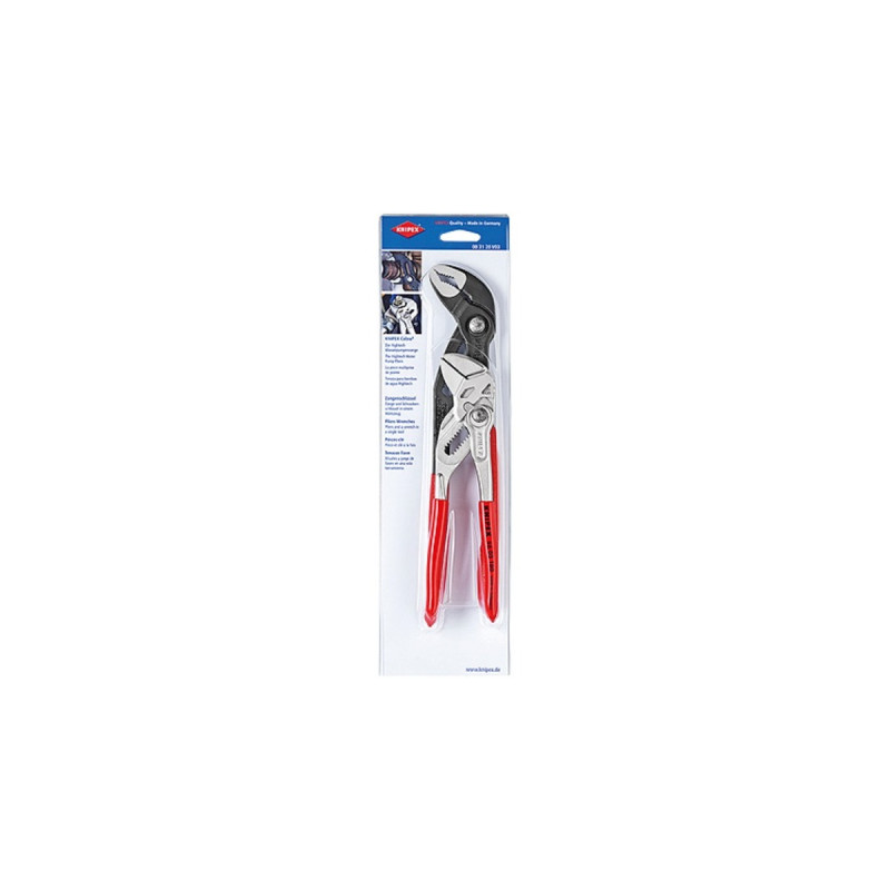 KNIPEX Zangen-Set 003120V03, 2-teilig(rot/schwarz)