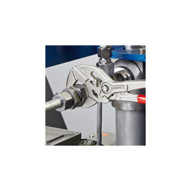 KNIPEX Zangenschlüssel 86 03 180(rot, 13-fach einstellbar)