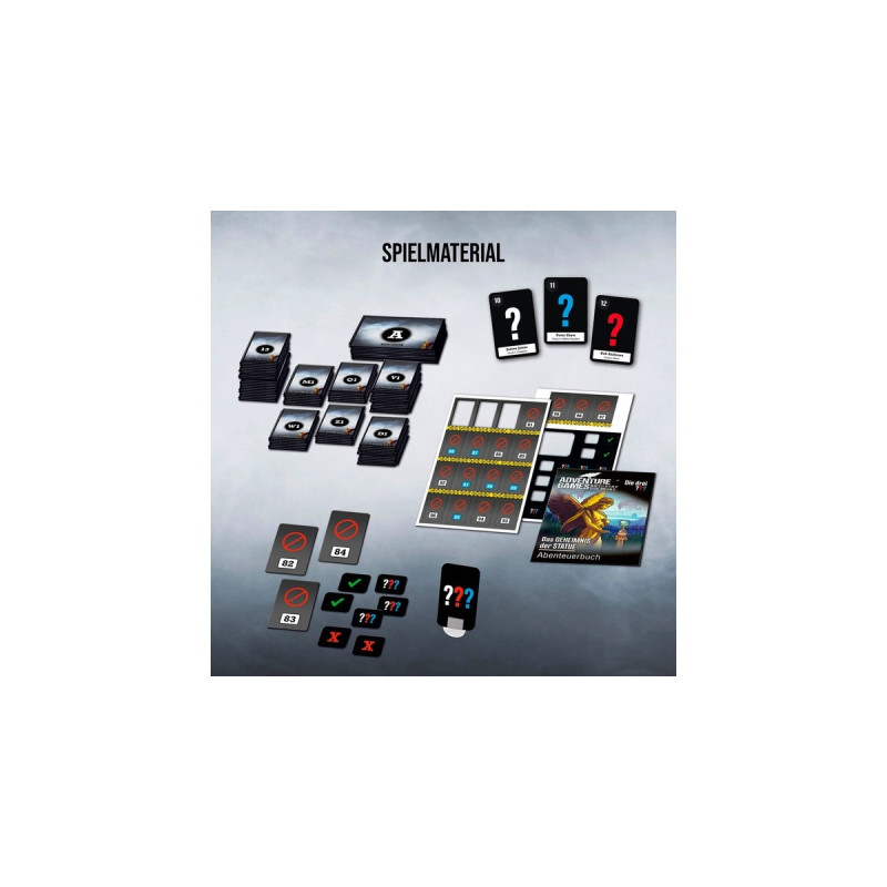 KOSMOS Adventure Games - Die drei ???: Das Geheimnis der Statue, Brettspiel