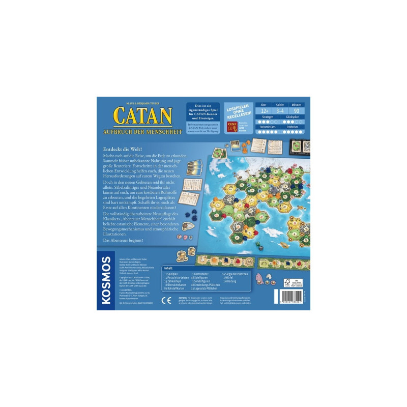 KOSMOS CATAN - Aufbruch der Menschheit, Brettspiel