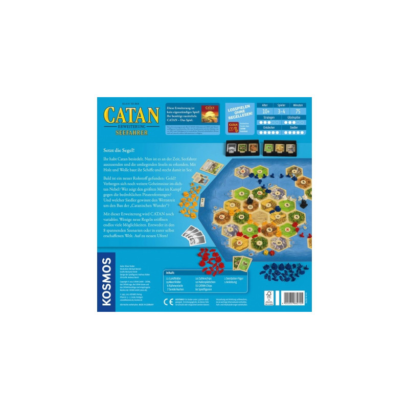 KOSMOS CATAN - Seefahrer, Brettspiel(Erweiterung)