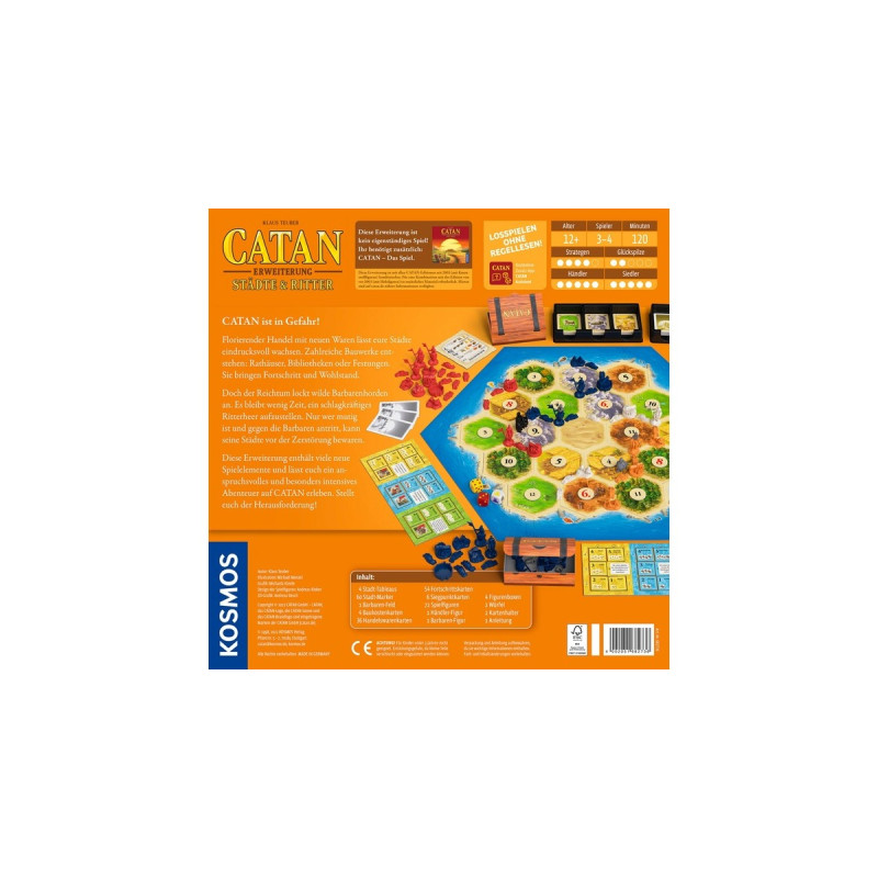 KOSMOS CATAN - Städte & Ritter, Brettspiel(Erweiterung)