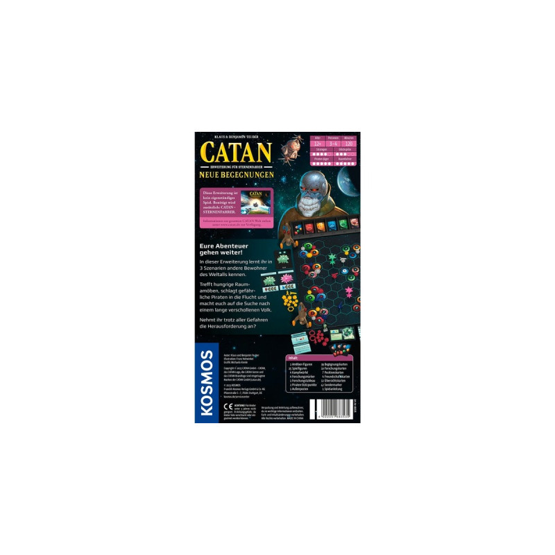 KOSMOS CATAN- Sternenfahrer: Neue Begegnungen, Brettspiel(Erweiterung)