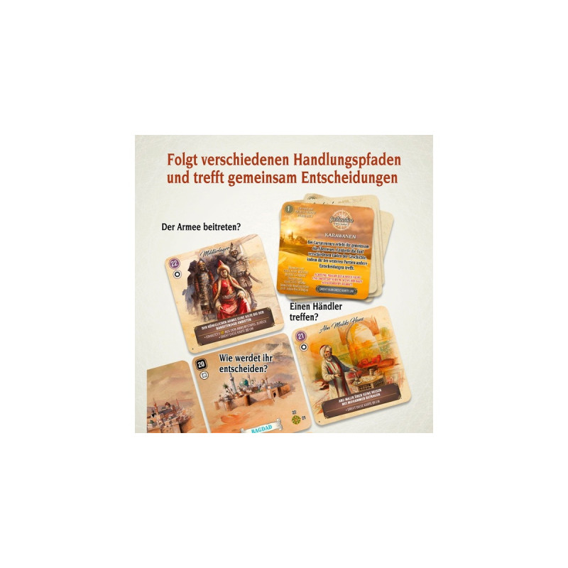 KOSMOS Cartaventura Karawanen, Kartenspiel