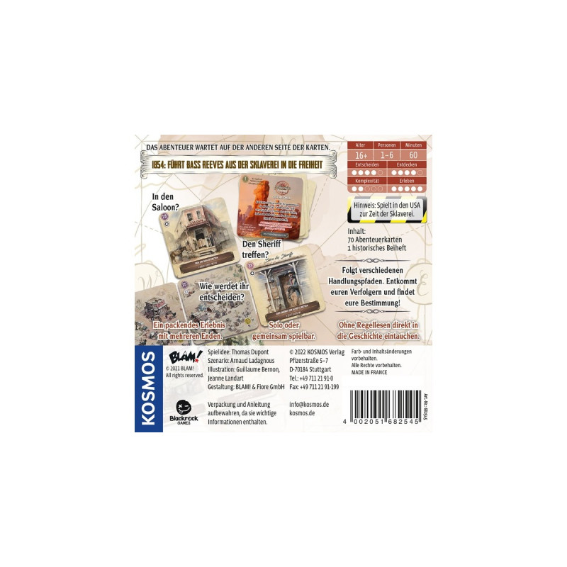 KOSMOS Cartaventura Oklahoma, Kartenspiel