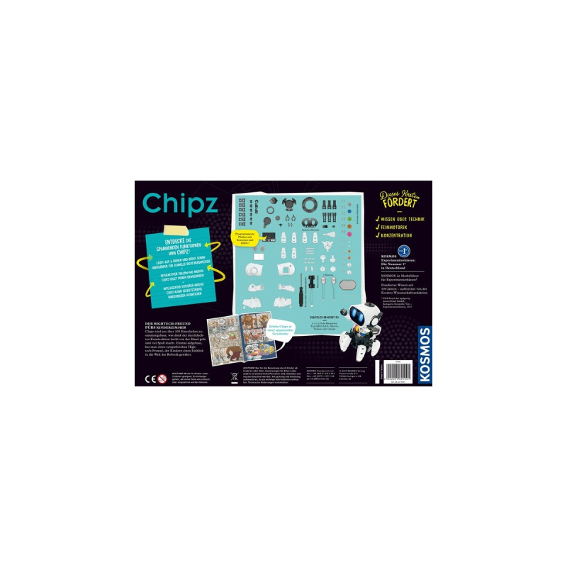 KOSMOS Chipz - Dein intelligenter Roboter, Experimentierkasten