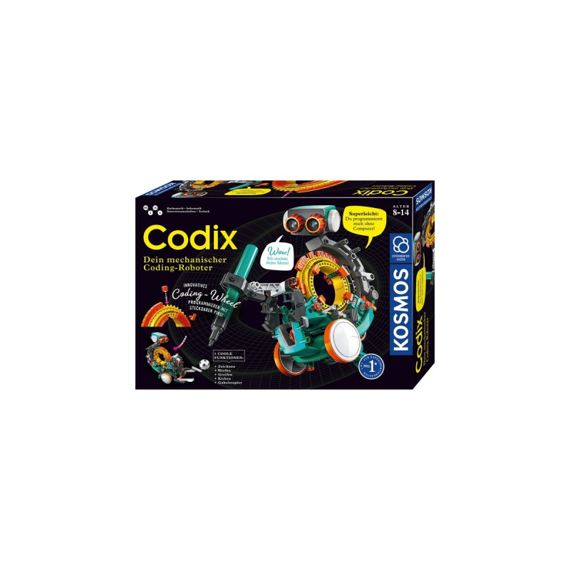 KOSMOS Codix - Dein mechanischer Coding-Roboter, Experimentierkasten