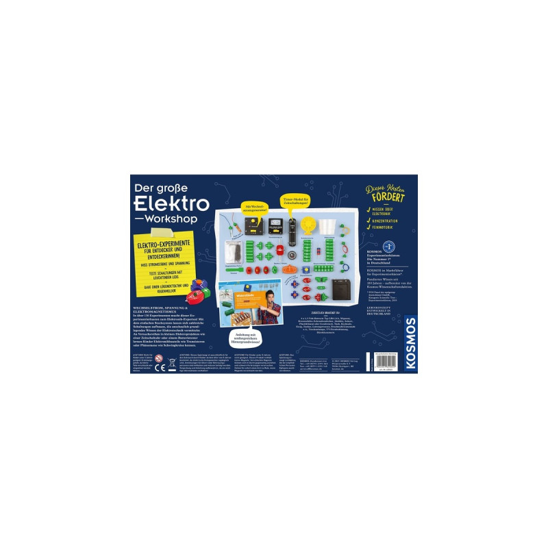 KOSMOS Der große Elektro-Workshop, Experimentierkasten