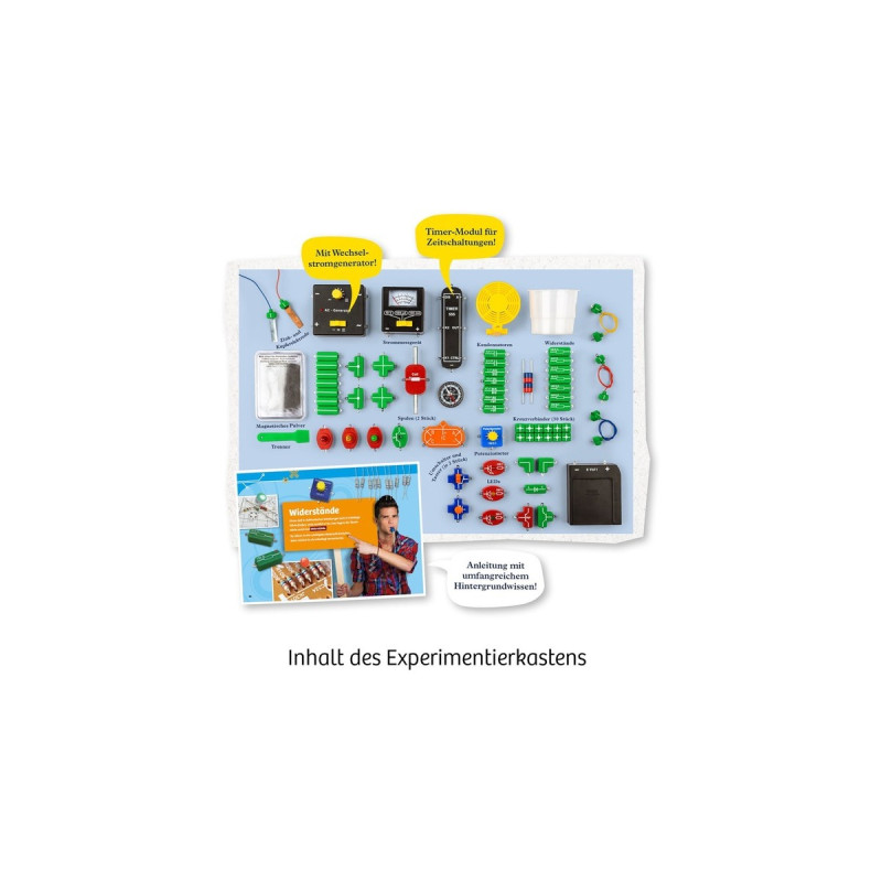 KOSMOS Der große Elektro-Workshop, Experimentierkasten