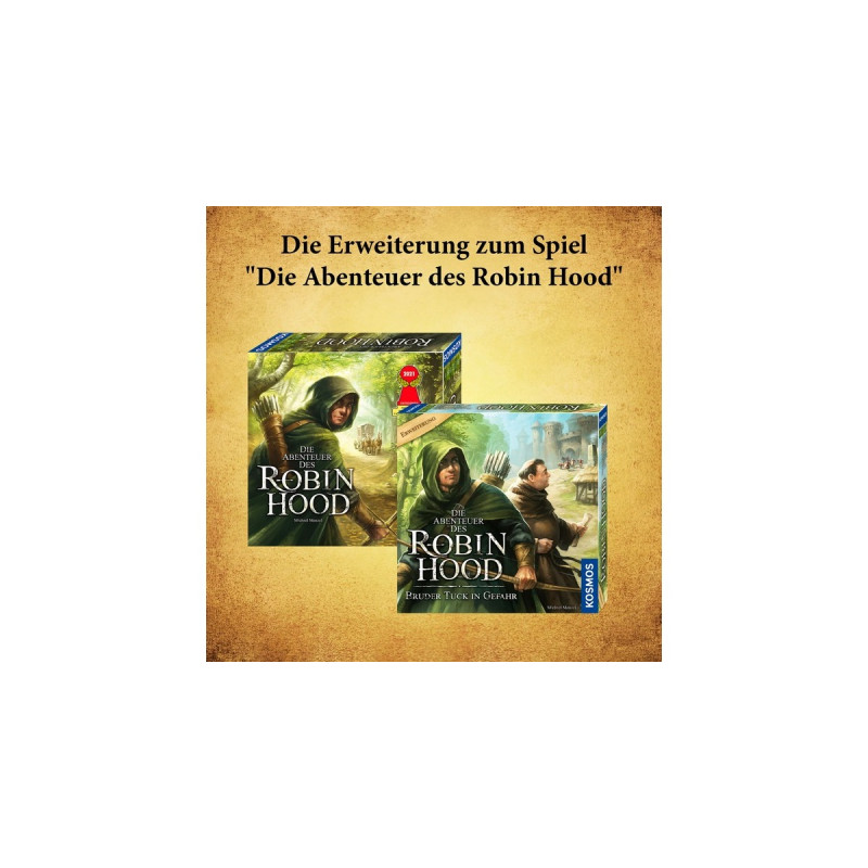 KOSMOS Die Abenteuer des Robin Hood - Bruder Tuck in Gefahr, Brettspiel(Erweiterung)