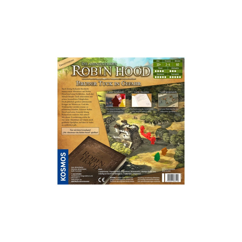 KOSMOS Die Abenteuer des Robin Hood - Bruder Tuck in Gefahr, Brettspiel(Erweiterung)