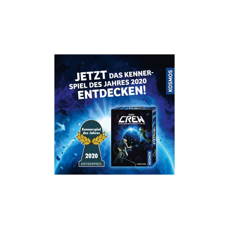 KOSMOS Die Crew - Auf der Suche nach dem 9. Planeten, Kartenspiel(Kennerspiel des Jahres 2020)