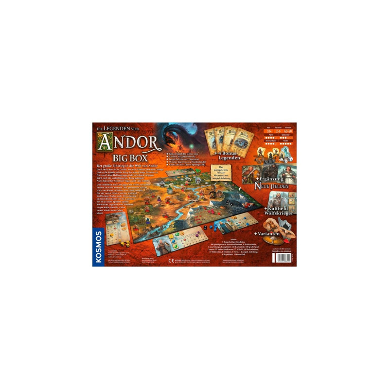 KOSMOS Die Legenden von Andor - Big Box, Brettspiel