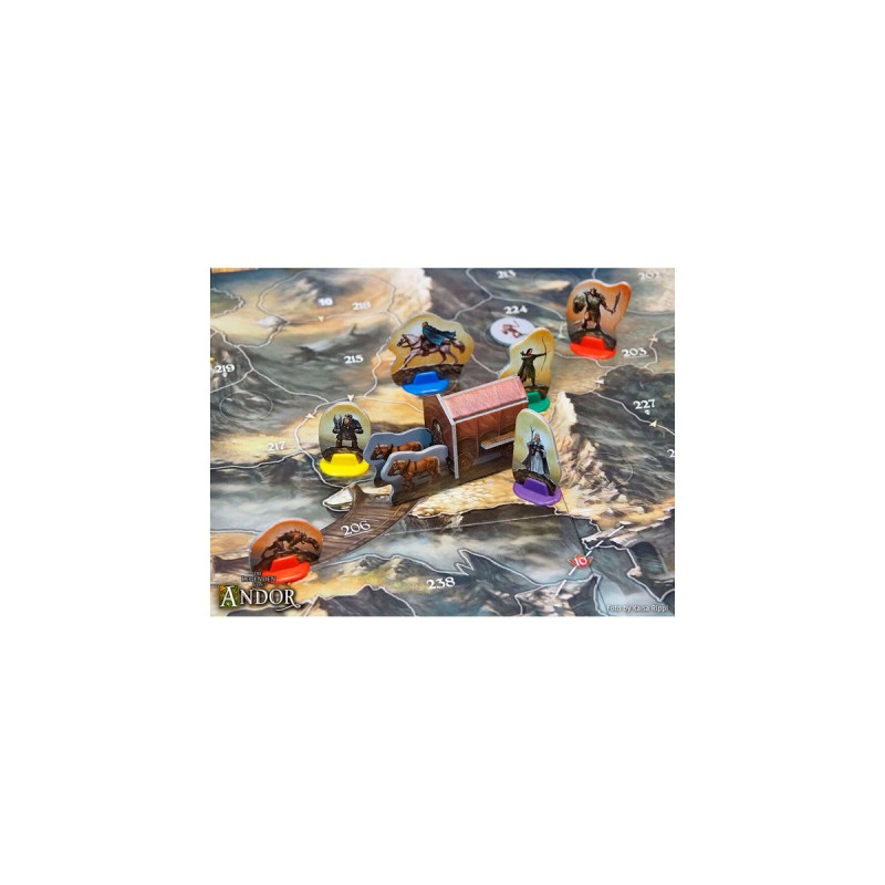 KOSMOS Die Legenden von Andor - Teil III: Die letzte Hoffnung, Brettspiel