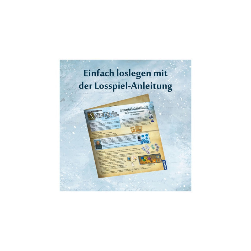 KOSMOS Die Legenden von Andor -Die ewige Kälte, Brettspiel