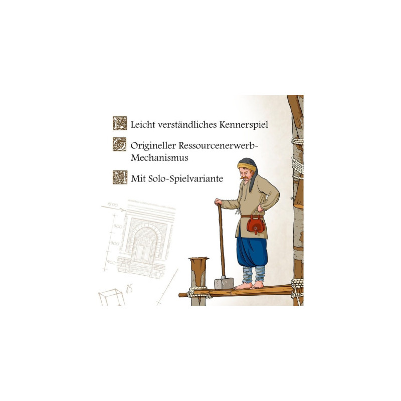 KOSMOS Die Rote Kathedrale, Brettspiel(Die Baumeister des Zaren)