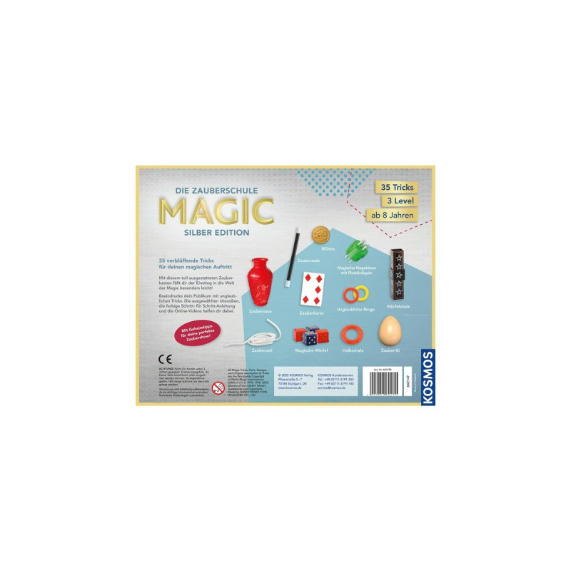 KOSMOS Die Zauberschule Magic - Silber Edition, Zauberkasten