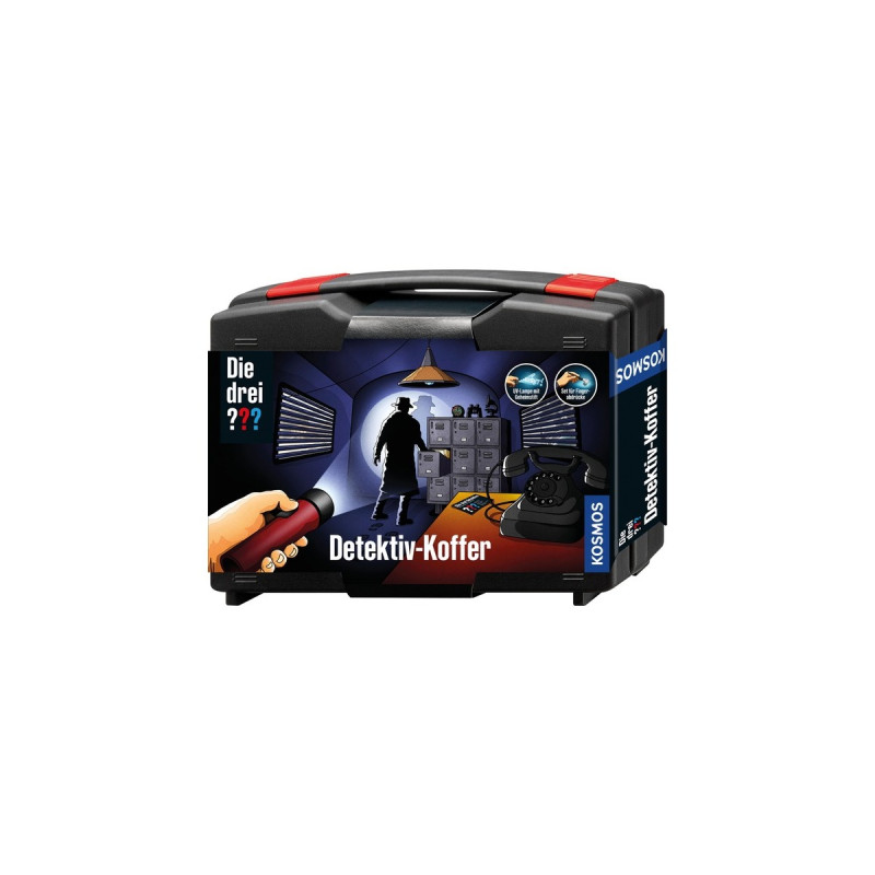 KOSMOS Die drei ??? Detektiv-Koffer, Detektiv-Sets(Komplettausrüstung für Nachwuchs-Detektive)