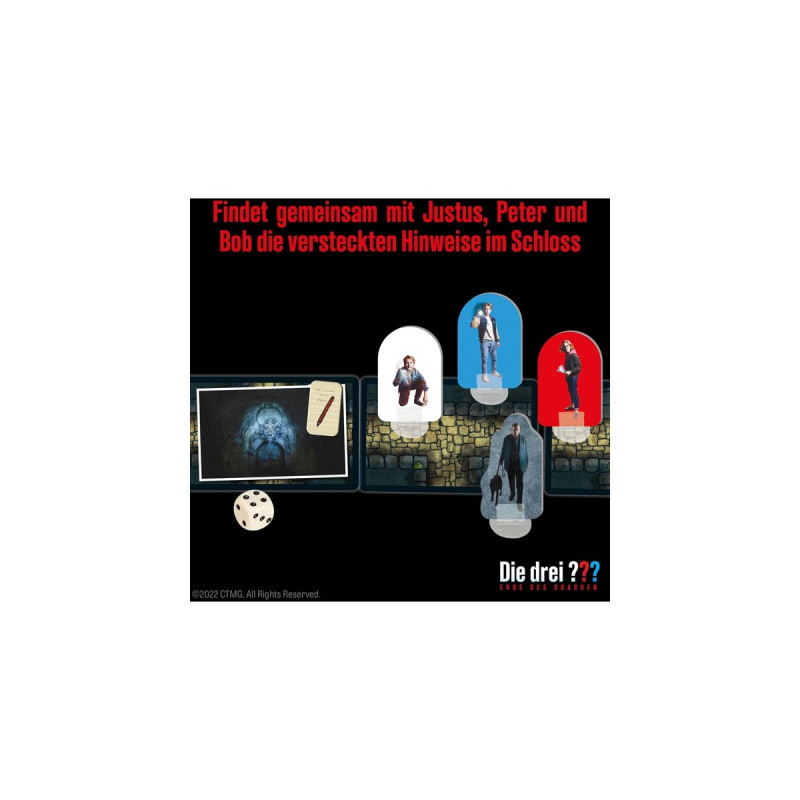 KOSMOS Die drei ??? Erbe des Drachen Spiel, Gesellschaftsspiel