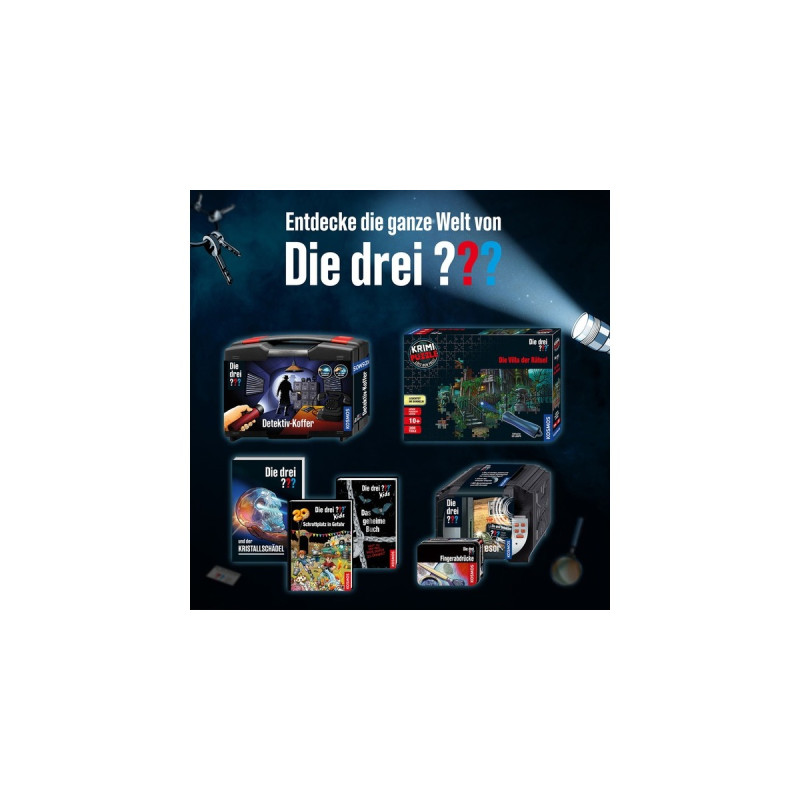 KOSMOS Die drei ??? UV-Lichtcode, Detektiv-Sets(Metalldose)