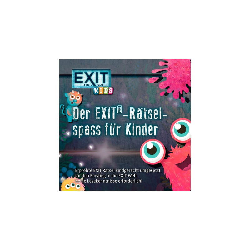 KOSMOS EXIT - Das Spiel Kids: Monstermäßiger Rätselspaß, Partyspiel