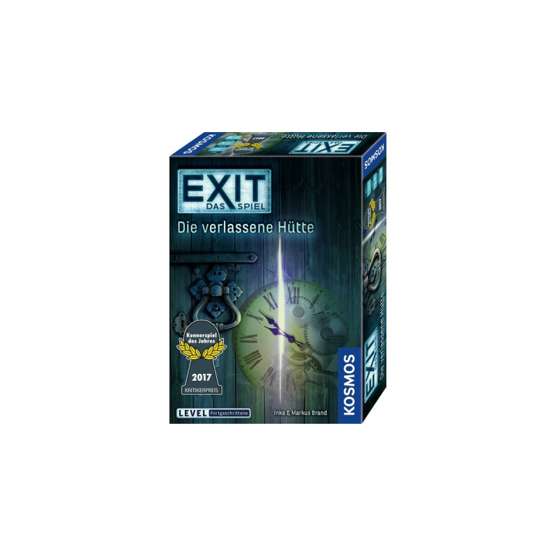KOSMOS EXIT - Das Spiel - Die verlassene Hütte, Partyspiel(Kennerspiel des Jahres 2017)
