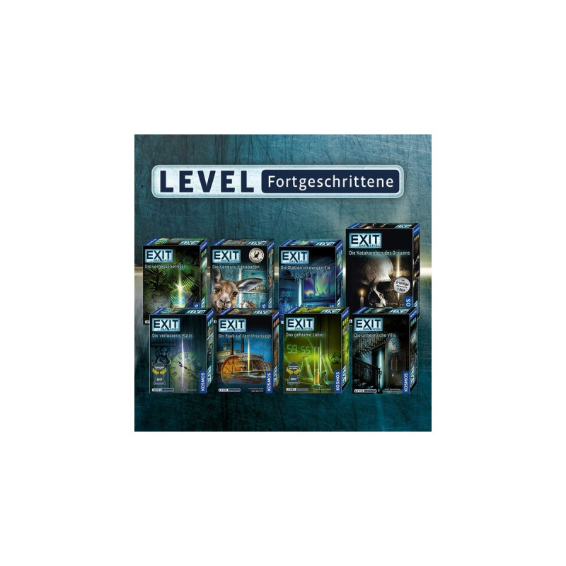 KOSMOS EXIT - Das Spiel - Die verlassene Hütte, Partyspiel(Kennerspiel des Jahres 2017)