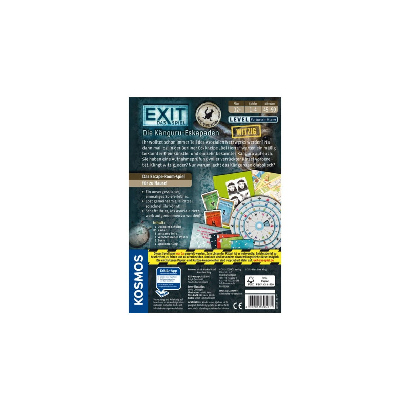KOSMOS EXIT - Die Känguru-Eskapaden, Partyspiel