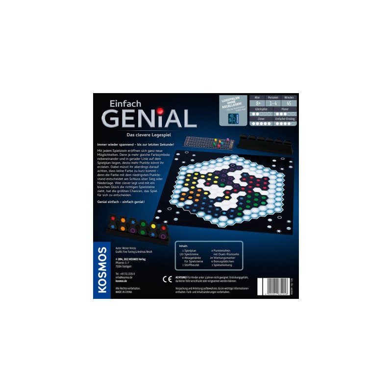 KOSMOS Einfach Genial, Brettspiel