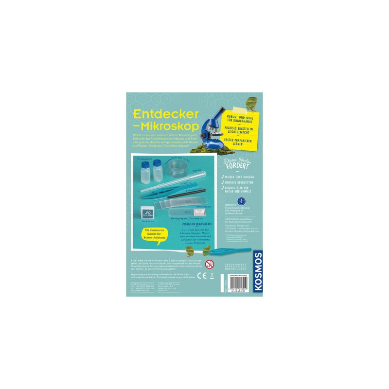 KOSMOS Entdecker-Mikroskop, Experimentierkasten
